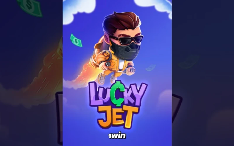 El cohete te espera para una victoria con Lucky Jet en 1Win.