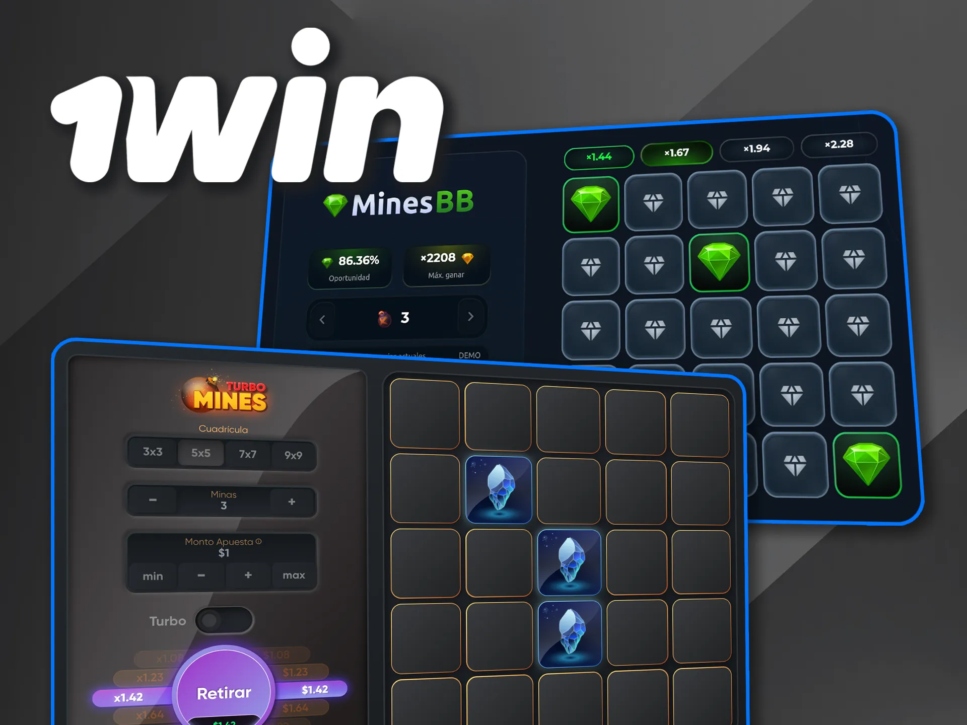 Aprende tácticas para Mines en 1win y domina el juego.