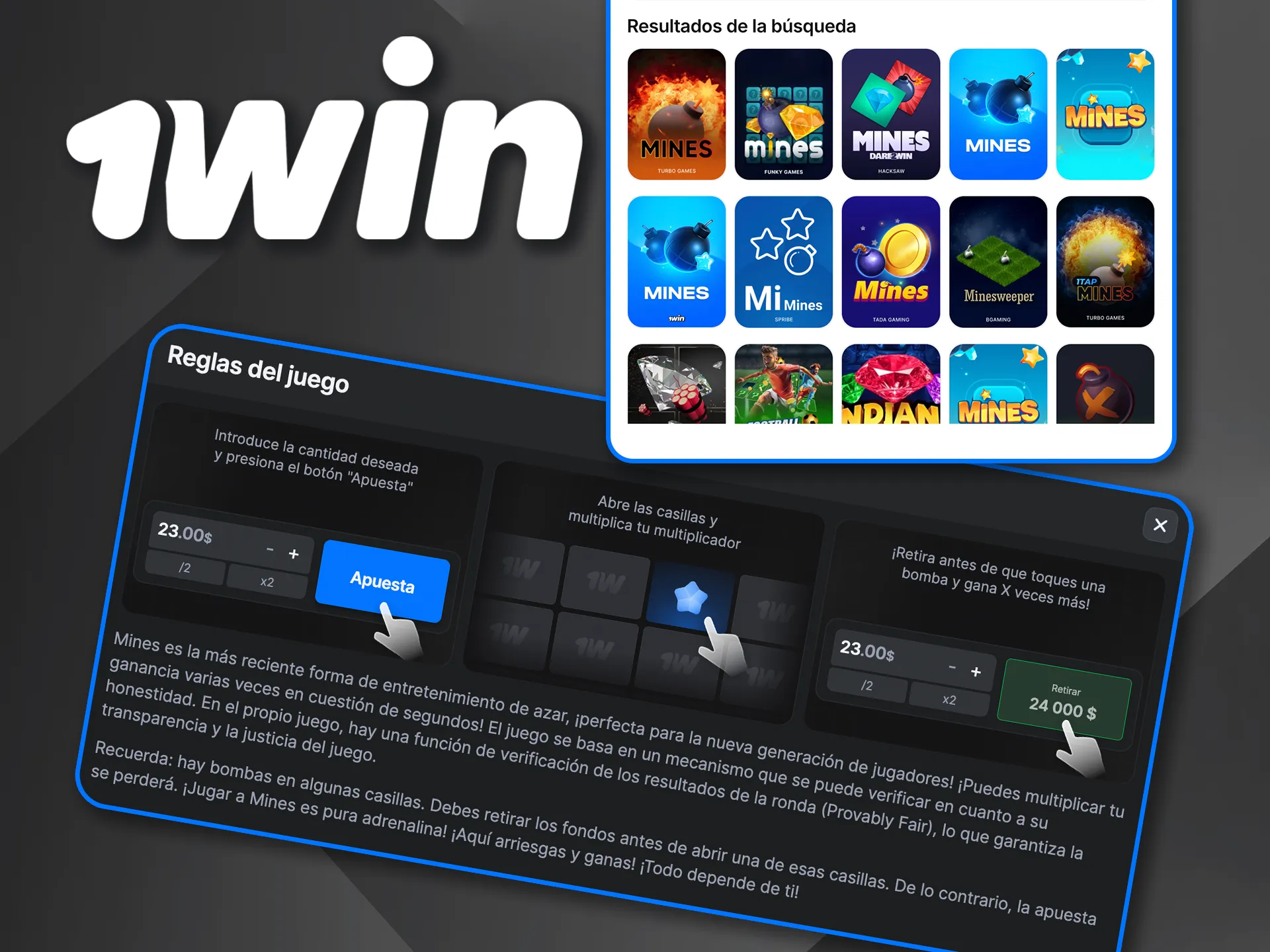Descubre cómo funcionan las Minas en 1win y maximiza tu estrategia.