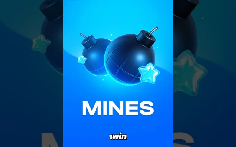 Destapa diamantes y gana en Mines en 1Win.