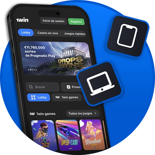 La app oficial 1win tiene una interfaz adaptativa que se ajusta a cualquier pantalla y sistema operativo.
