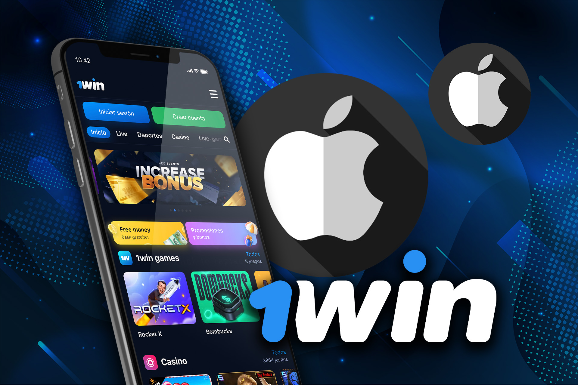 1win ha desarrollado una aplicación para IPhones que puedes descargar desde el sitio web oficial.