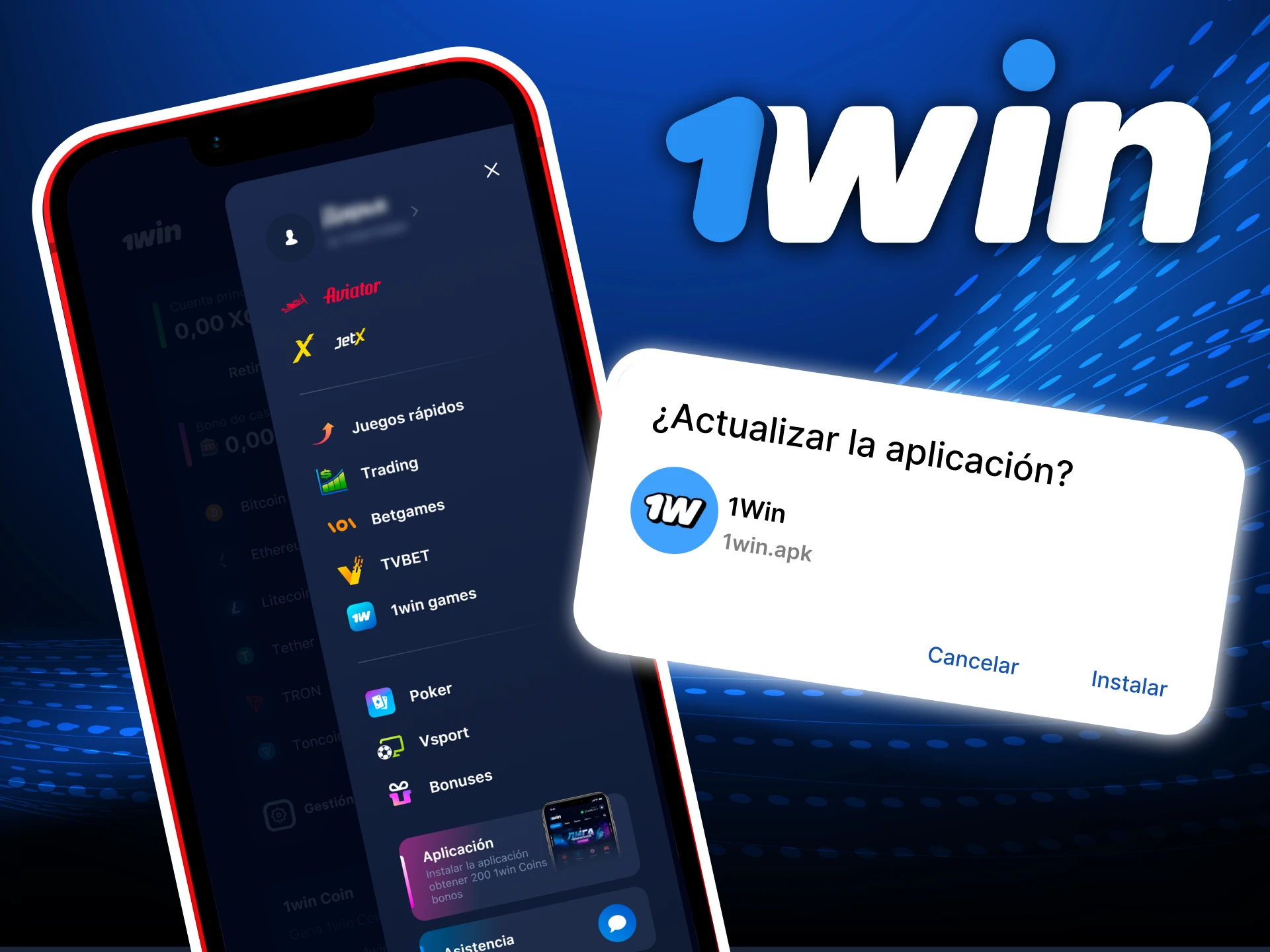 Actualiza la app oficial 1Win para disfrutar funciones nuevas y mejor estabilidad en tu dispositivo.