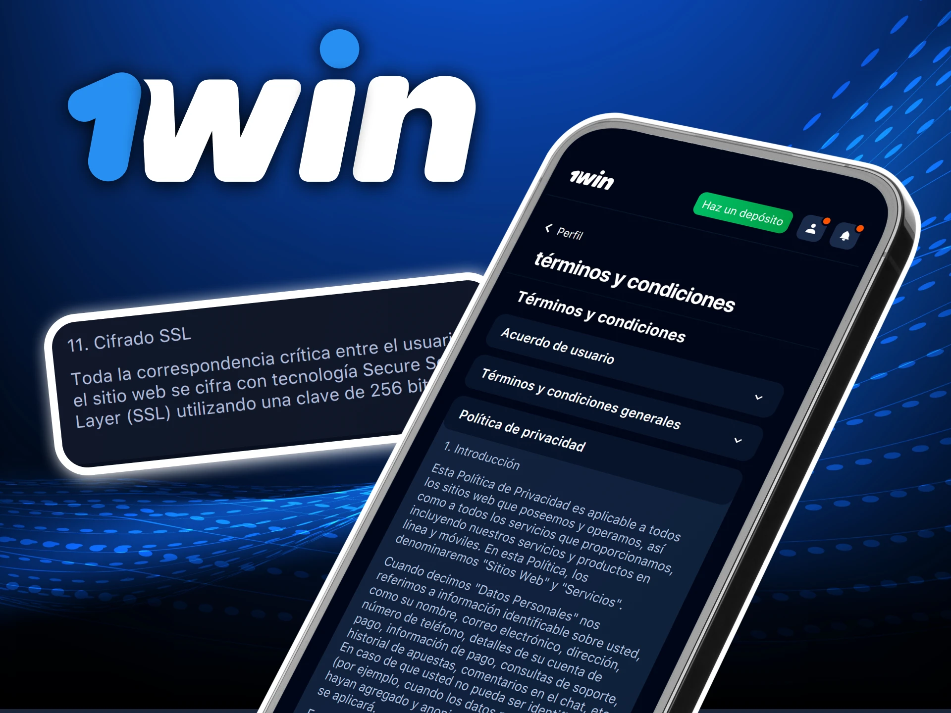 La app oficial 1Win incorpora cifrado SSL, verificación de identidad y módulos antifraude para proteger tus datos.