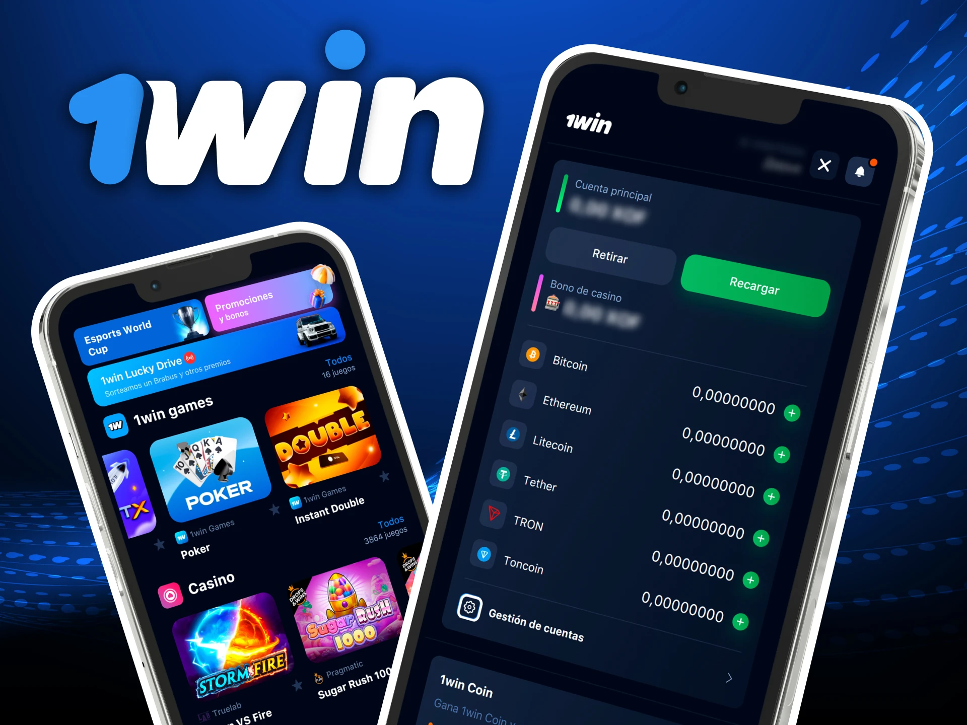 Ultima version oficial de la app 1Win con mejoras de estabilidad y nuevos juegos añadidos.