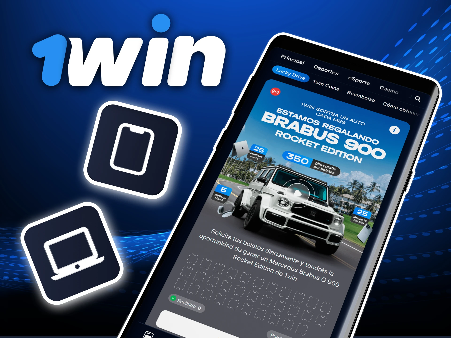 La version movil oficial de 1Win funciona en cualquier dispositivo sin descarga y permite jugar y apostar fácilmente.