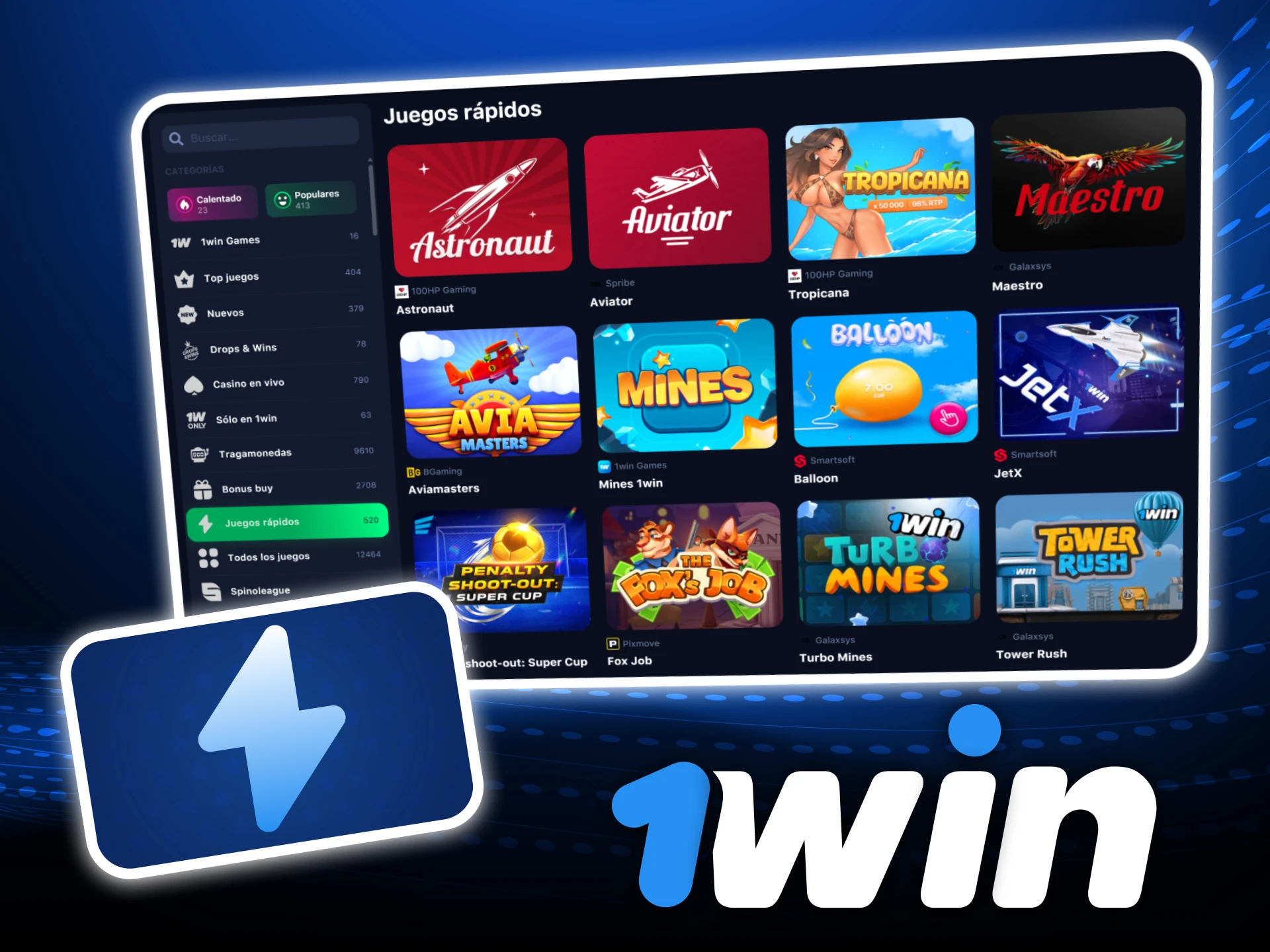Explora los juegos rapidos de 1Win con reglas simples y resultados instantaneos.