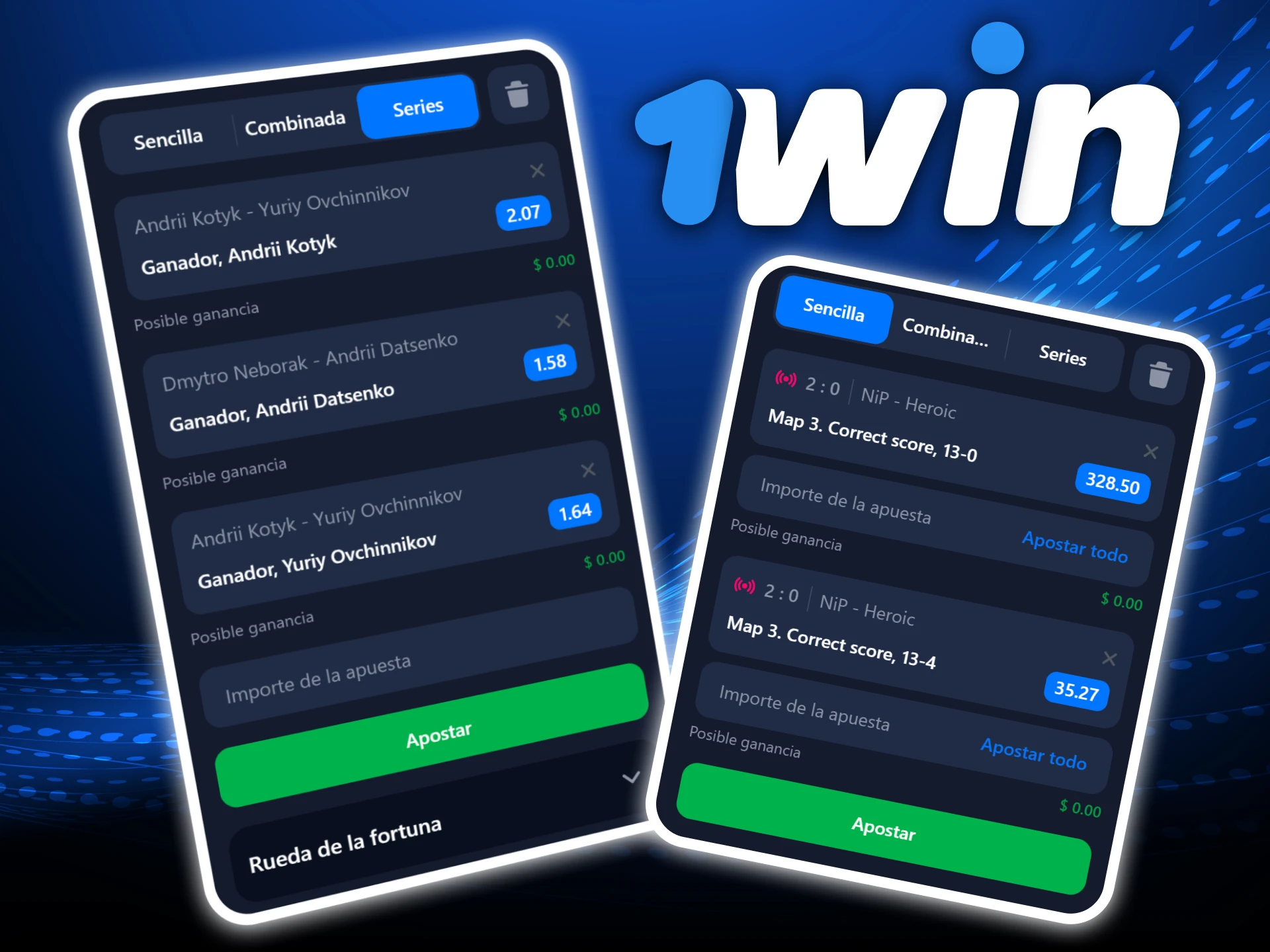 Conoce los tipos de apuestas deportivas disponibles en 1Win para todas las estrategias.