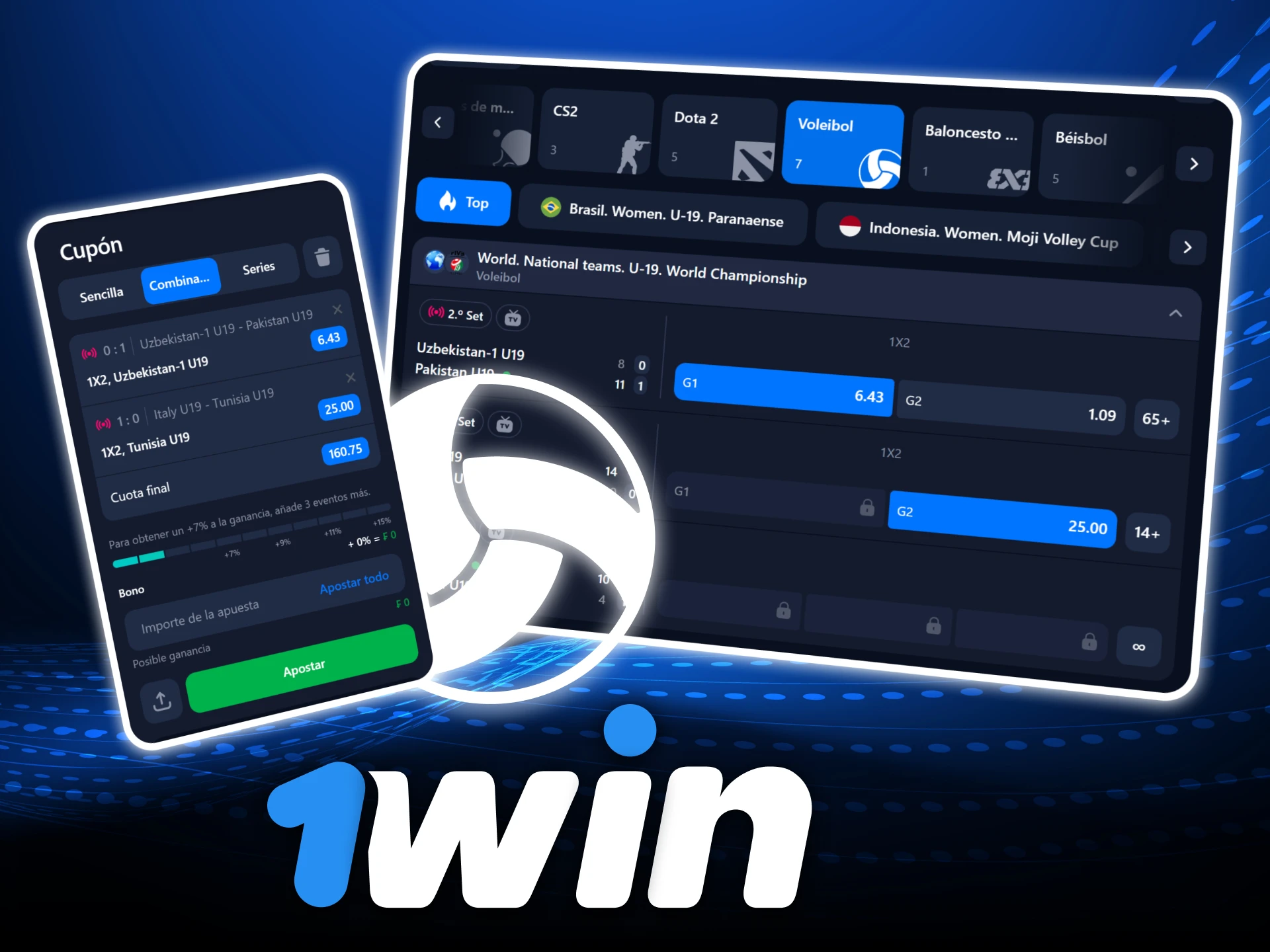 Apuesta en voleibol con mercados completos en el sitio oficial de 1Win casino y sigue grandes competiciones.