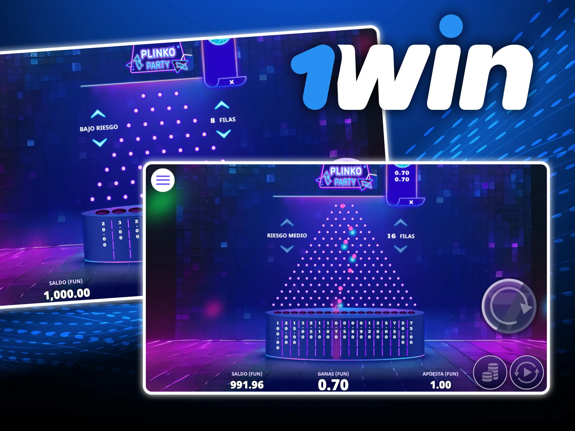 Hemos preparado para usted una estrategia de juego para jugar al plinko en el casino online 1win.