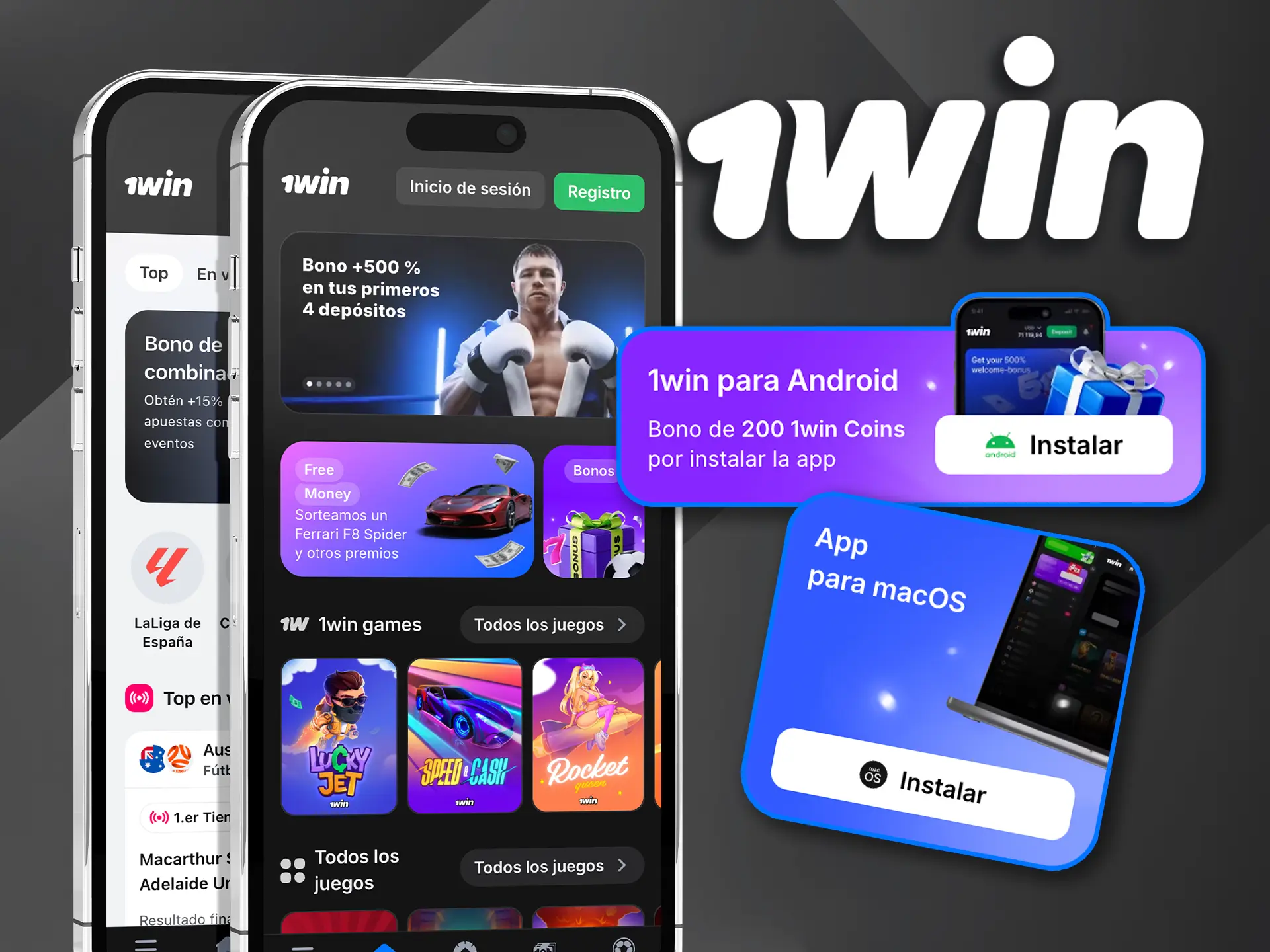 Evita versiones no oficiales y disfruta 1win app con total seguridad.