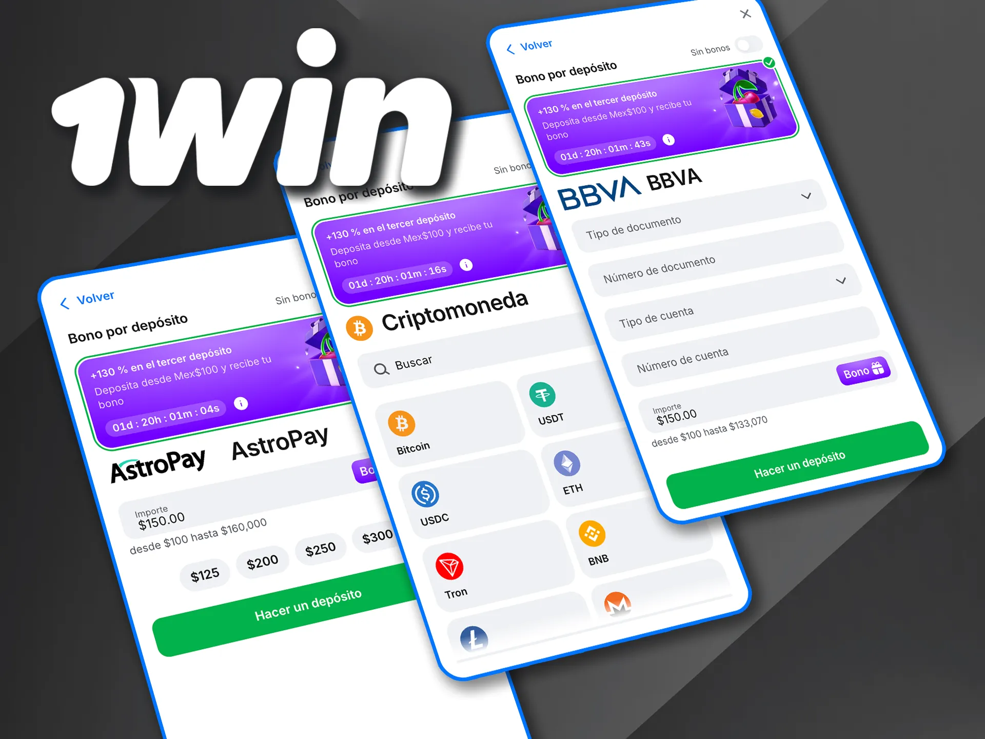 Depósita fácilmente en 1win Aviator y juega al instante.