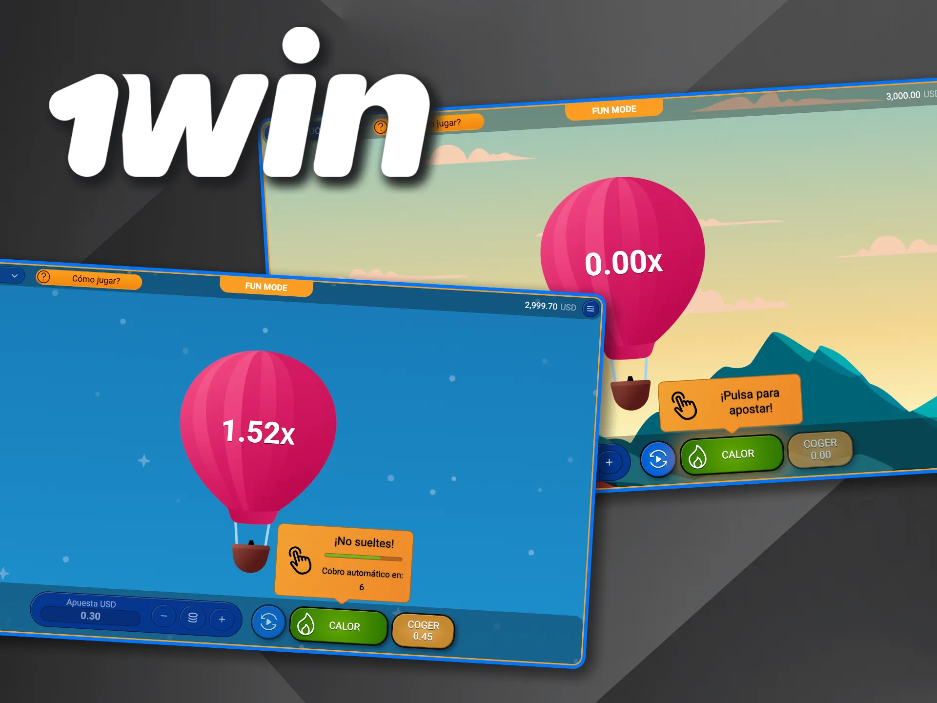 Prueba Balloon en 1win modo demo y juega sin riesgos.