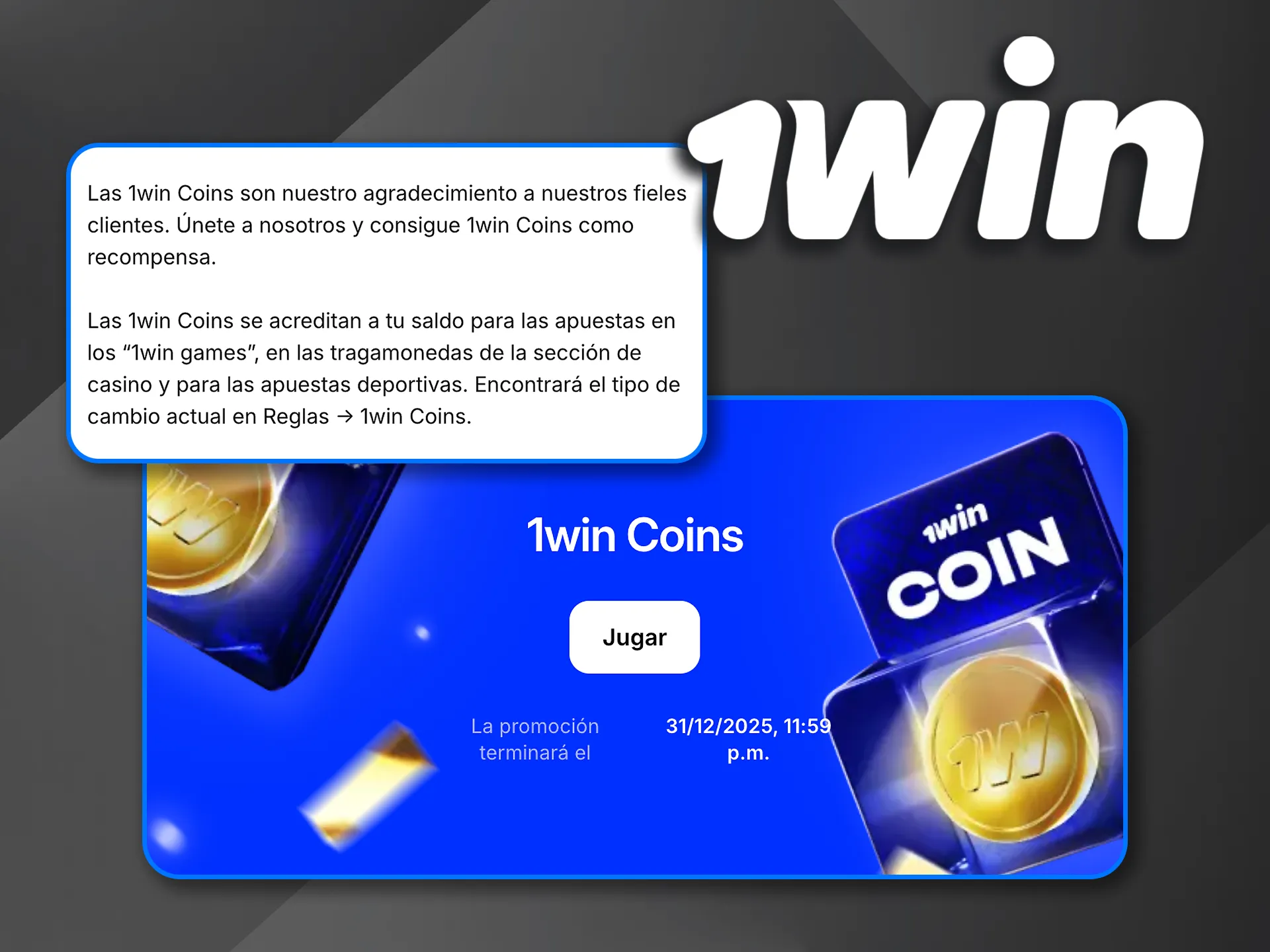 Disfruta de recompensas por tu lealtad en 1win.