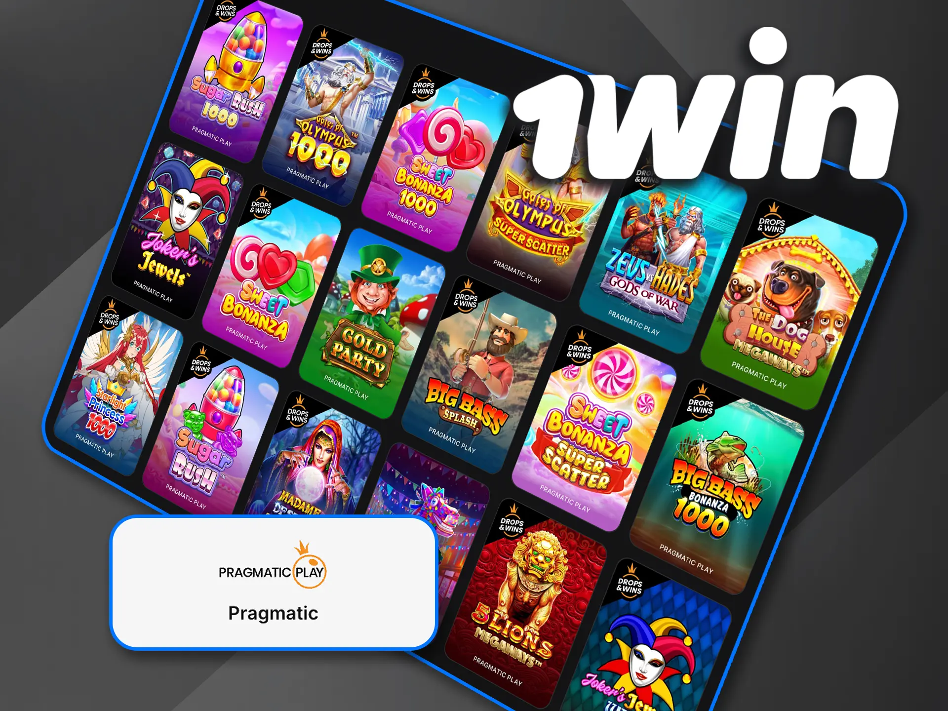 Juega a los juegos de Pragmatic Play en 1win y diviértete sin parar.
