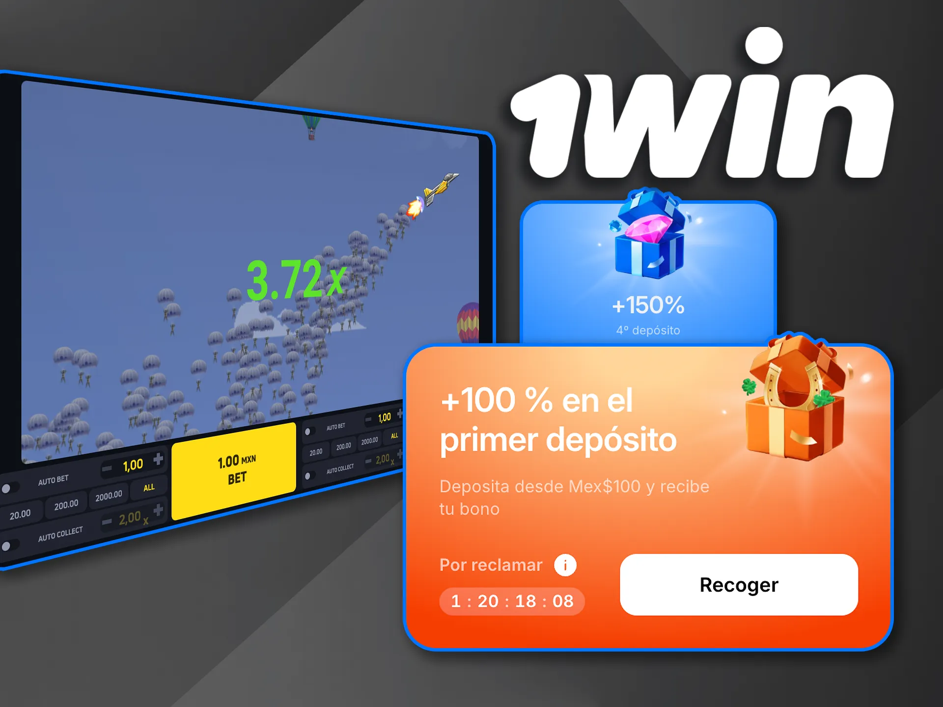 Recibe el bono inicial de Jet X en 1win y multiplica tus primeras apuestas.