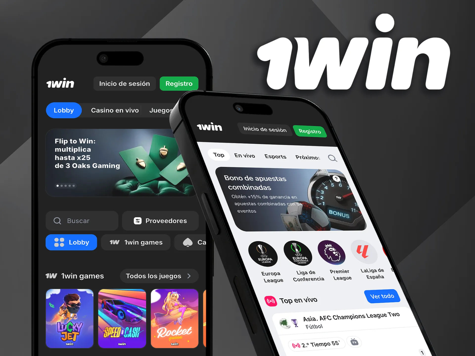 Disfruta de la versión PWA de 1Win con todas las funciones desde tu navegador.