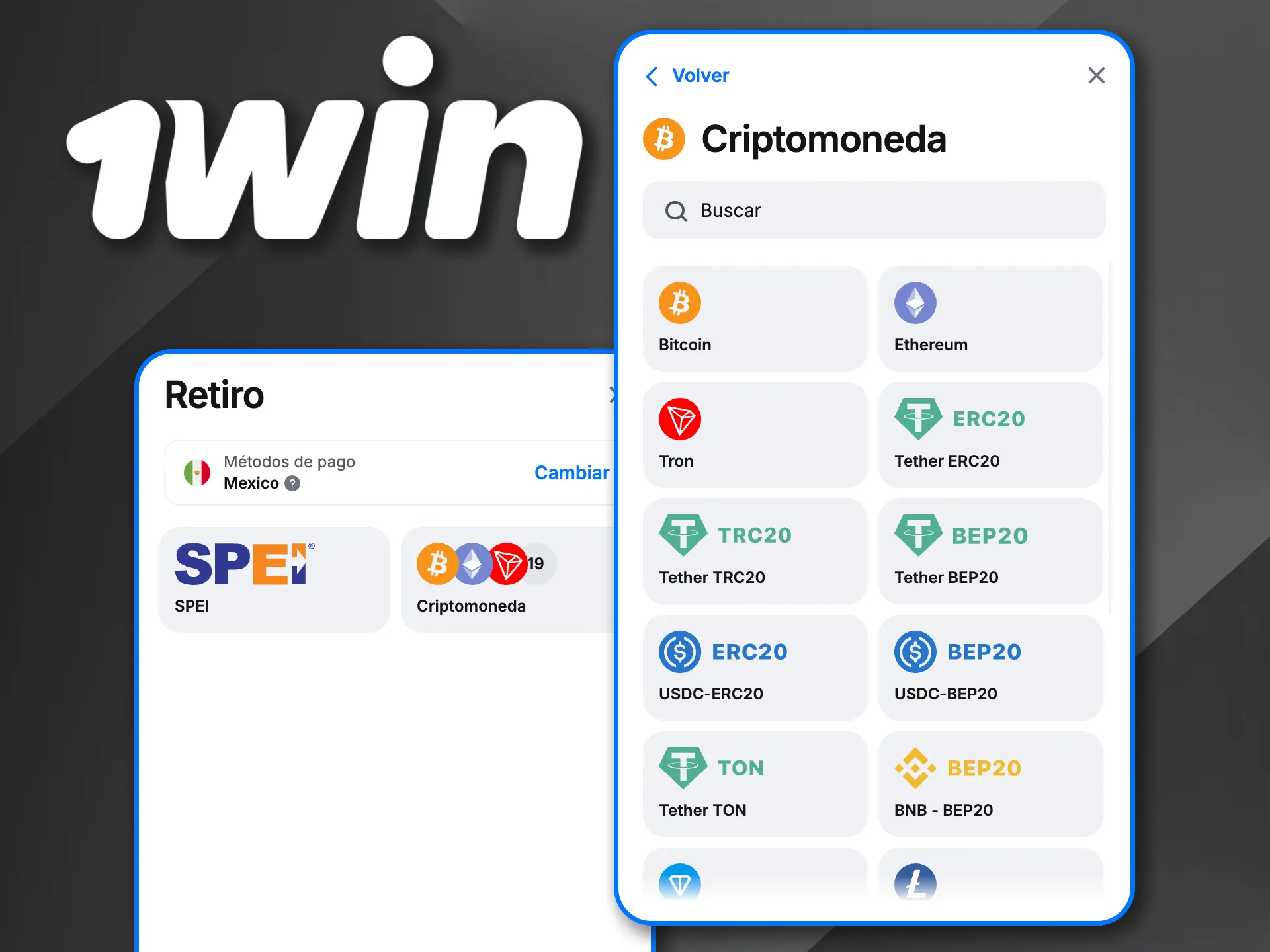 Retira tu dinero fácilmente con los métodos seguros de 1win.