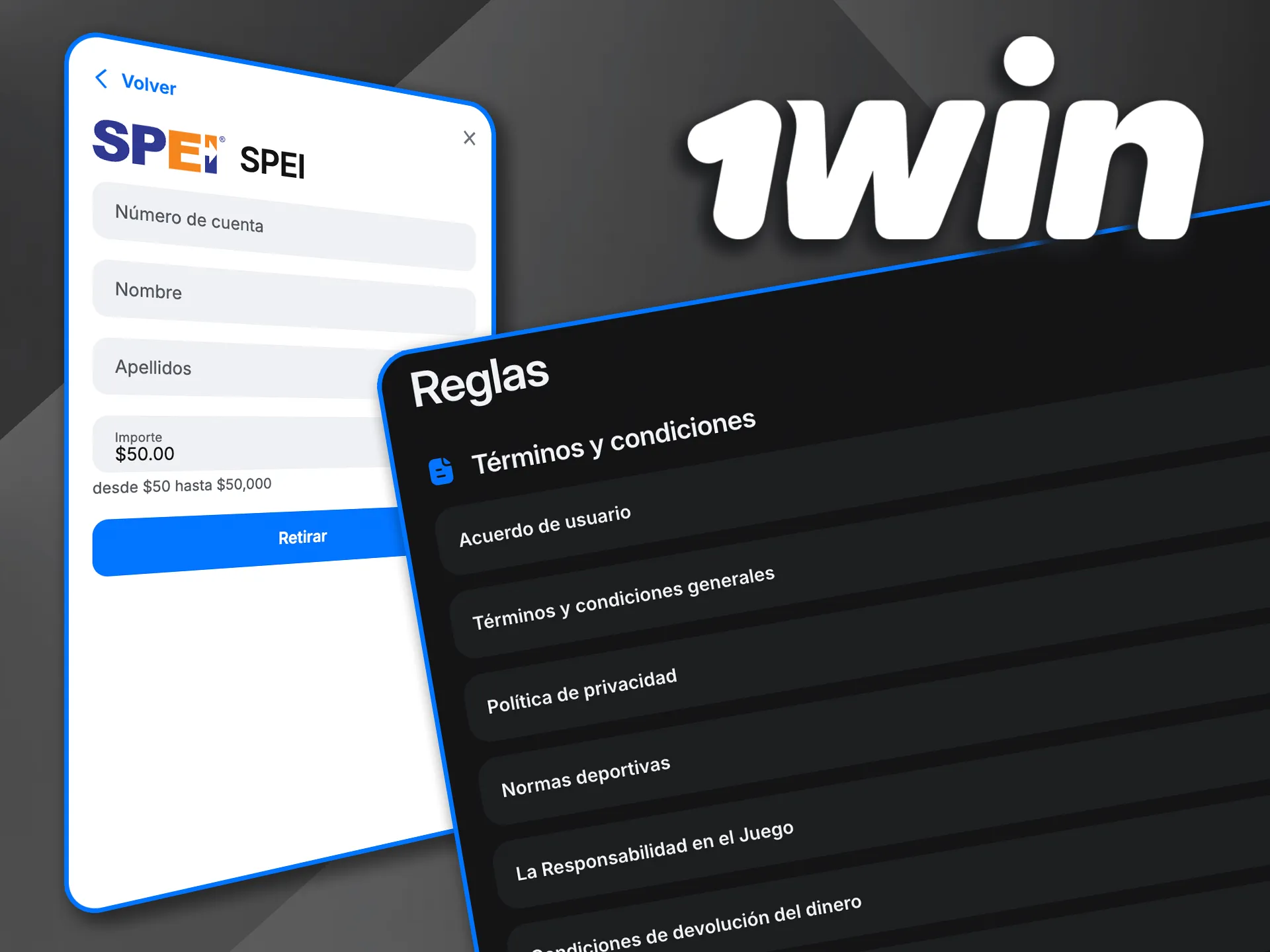 Conoce las reglas de retiro en 1win y retira sin complicaciones.