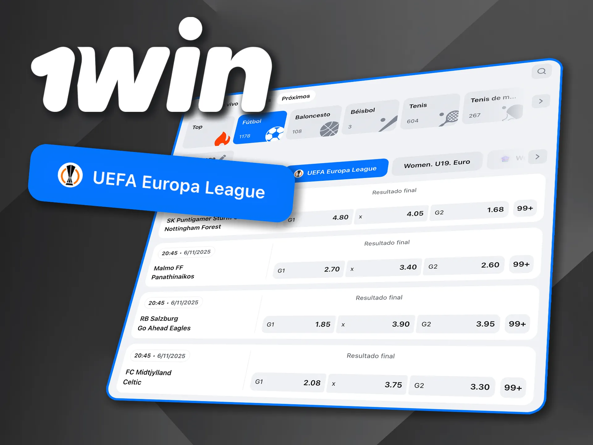 Descubre la alianza entre UEFA y 1win, juega con los mejores.