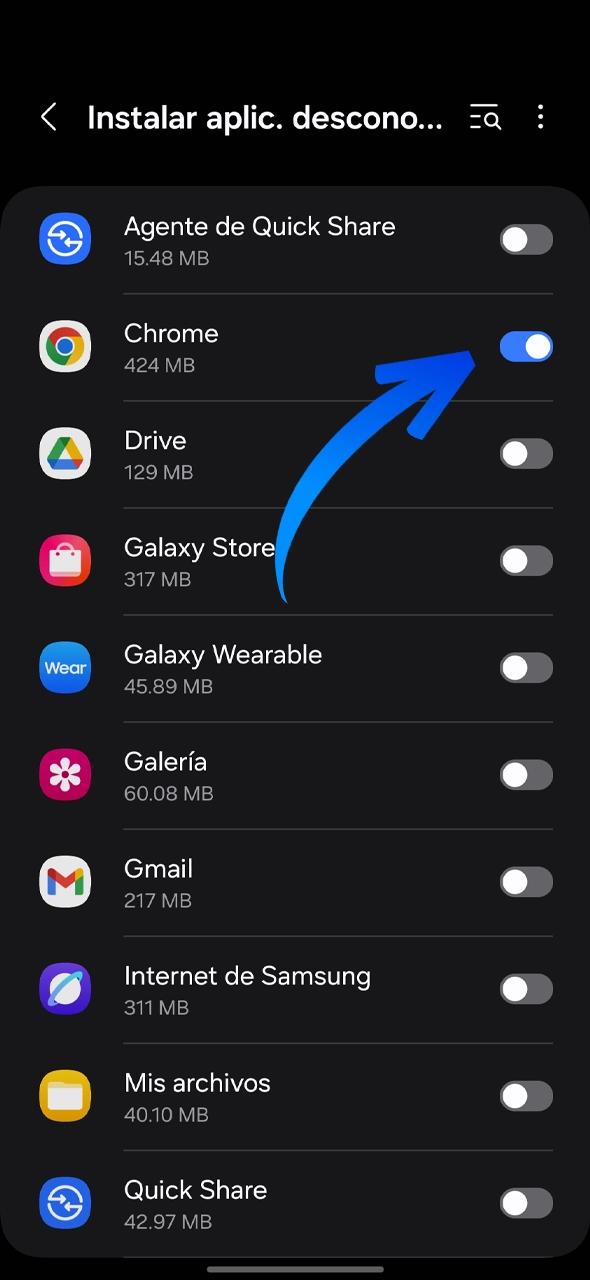 Cambia los ajustes de tu smartphone para descargar la aplicación 1win.