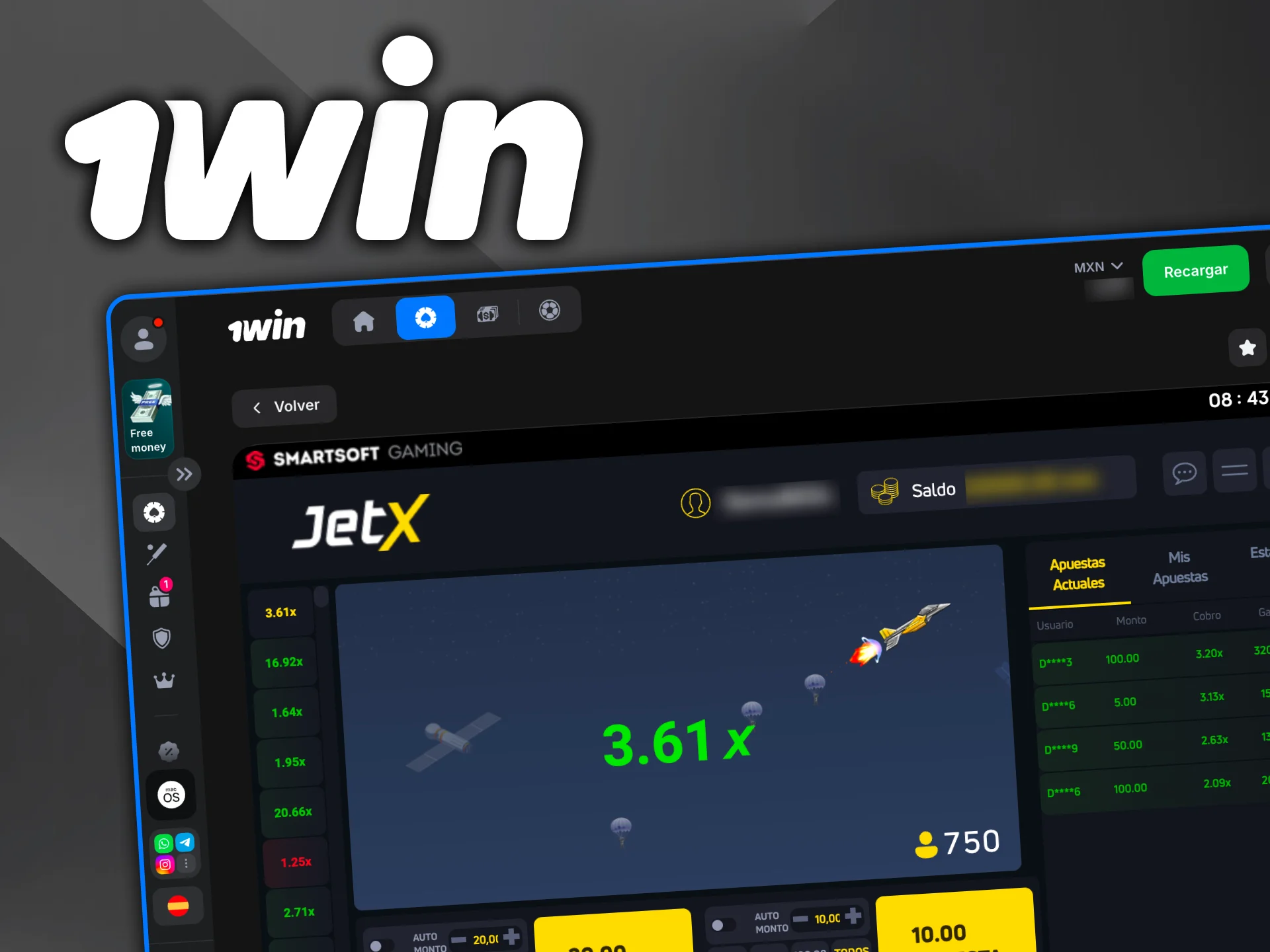 Juega JetX en 1win y disfruta una experiencia segura y rápida en todos tus dispositivos.